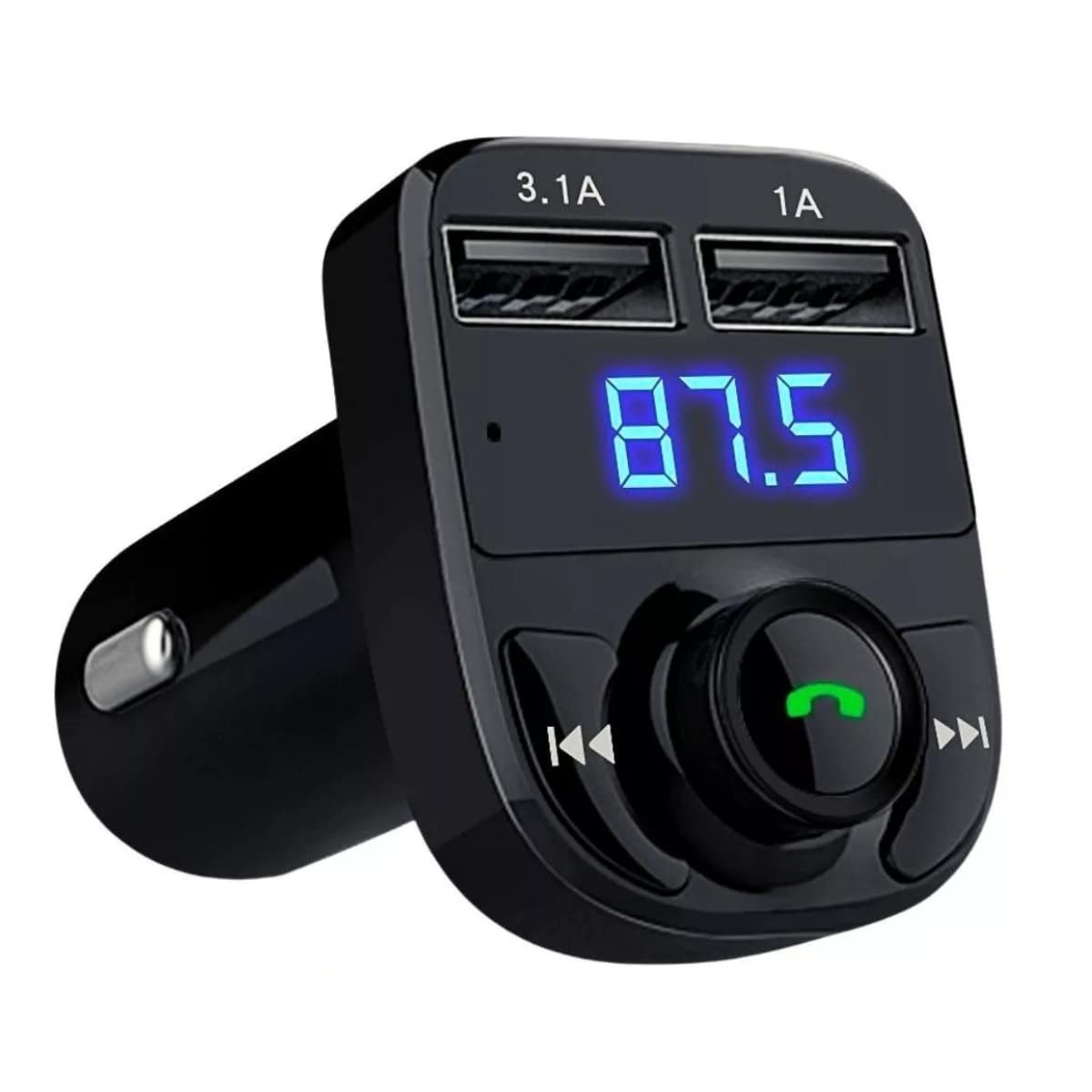 Carregador Veicular Bluetooth GTecla: Transmissor FM MP3 e USB para seu Carro
