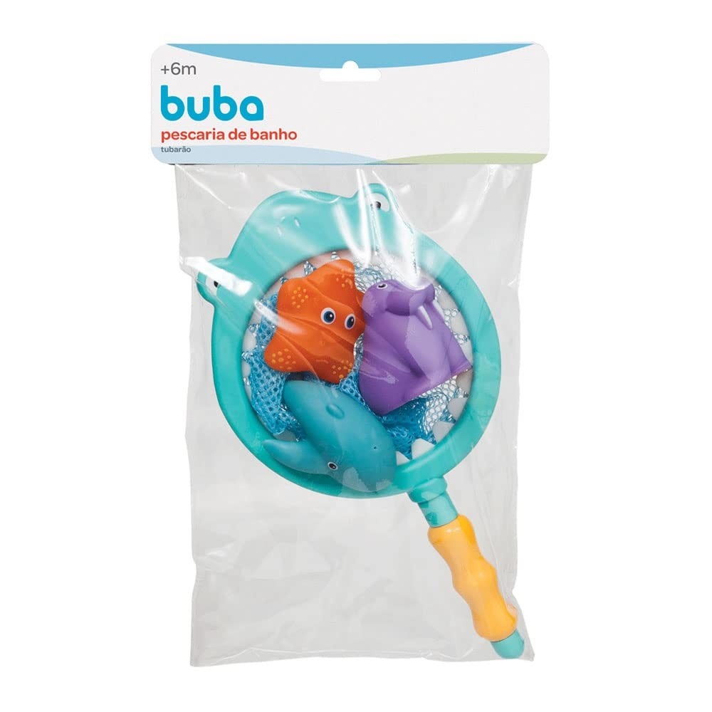 BUBA Pescaria de Banho - Tubarão Multicor | Brincadeira Aquática Divertida