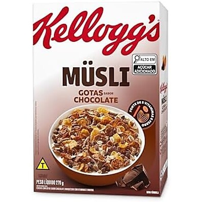 Cereal Müsli® gotas sabor chocolate Kellogg's® 270g