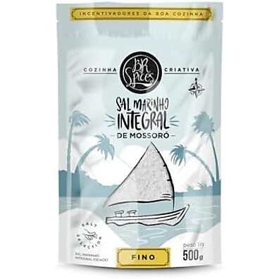 Sal Marinho Fino Br Spices 500g: Puro Sabor Natural