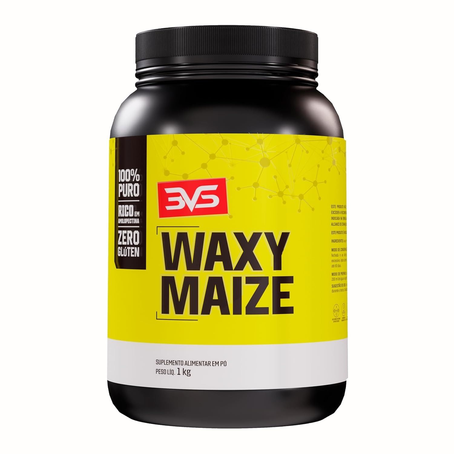 Waxy Maize 3VS Nutrition 1000g Sabor Natural: Energia Constante e Recuperação Rápida