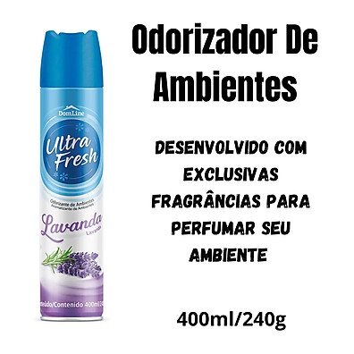 Kit 4 Odorizadores Lavanda Ultra Fresh 400ml – Frescor Natural
