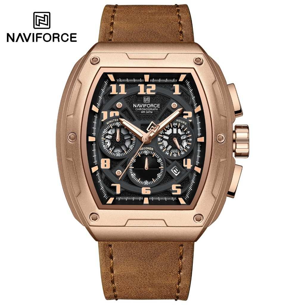 NAVIFORCE 8053: Relógio Masculino Elegante e Resistente
