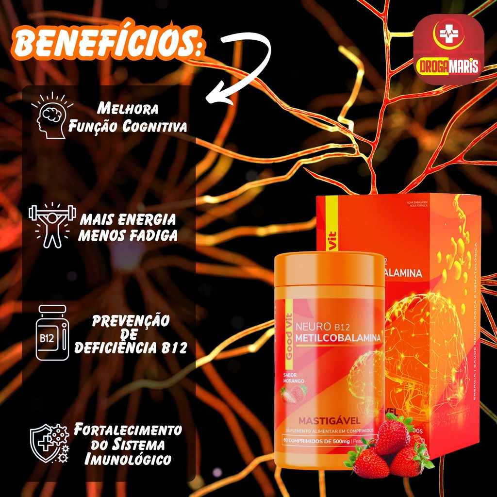 Neuro B12 GoodVit: Energia, Memória e Saúde Nervosa