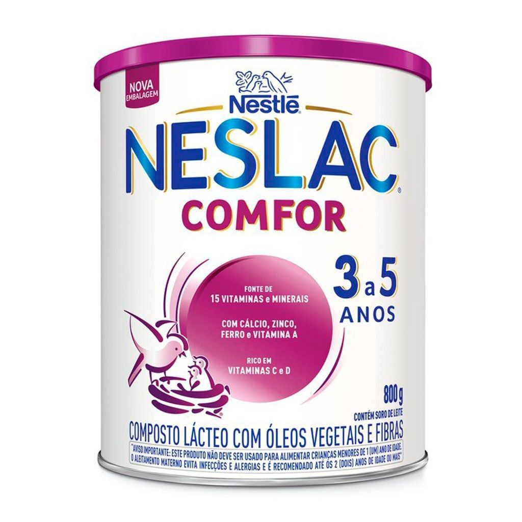 Neslac Comfor 800g: Nutrição Completa para Bebês