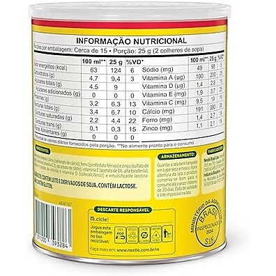 Ninho Pó Integral 380g: Leite Cremoso e Nutritivo