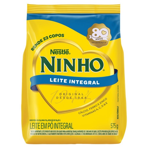 Ninho 575g: O Leite Integral que Nutre e Delicia!