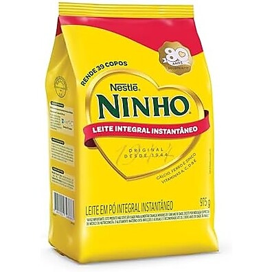 Leite em Pó Ninho Integral Instantâneo Sachê 975g
