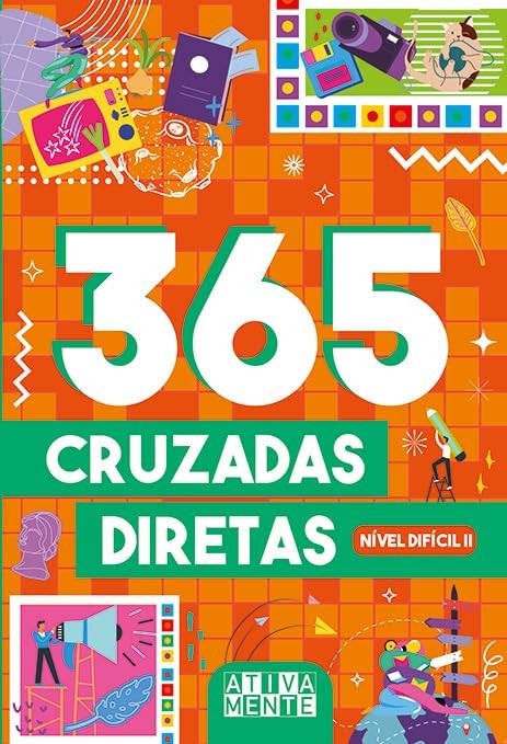 365 Cruzadas Diretas Nível Difícil II: Desafie Sua Mente e Amplie Seu Vocabulário