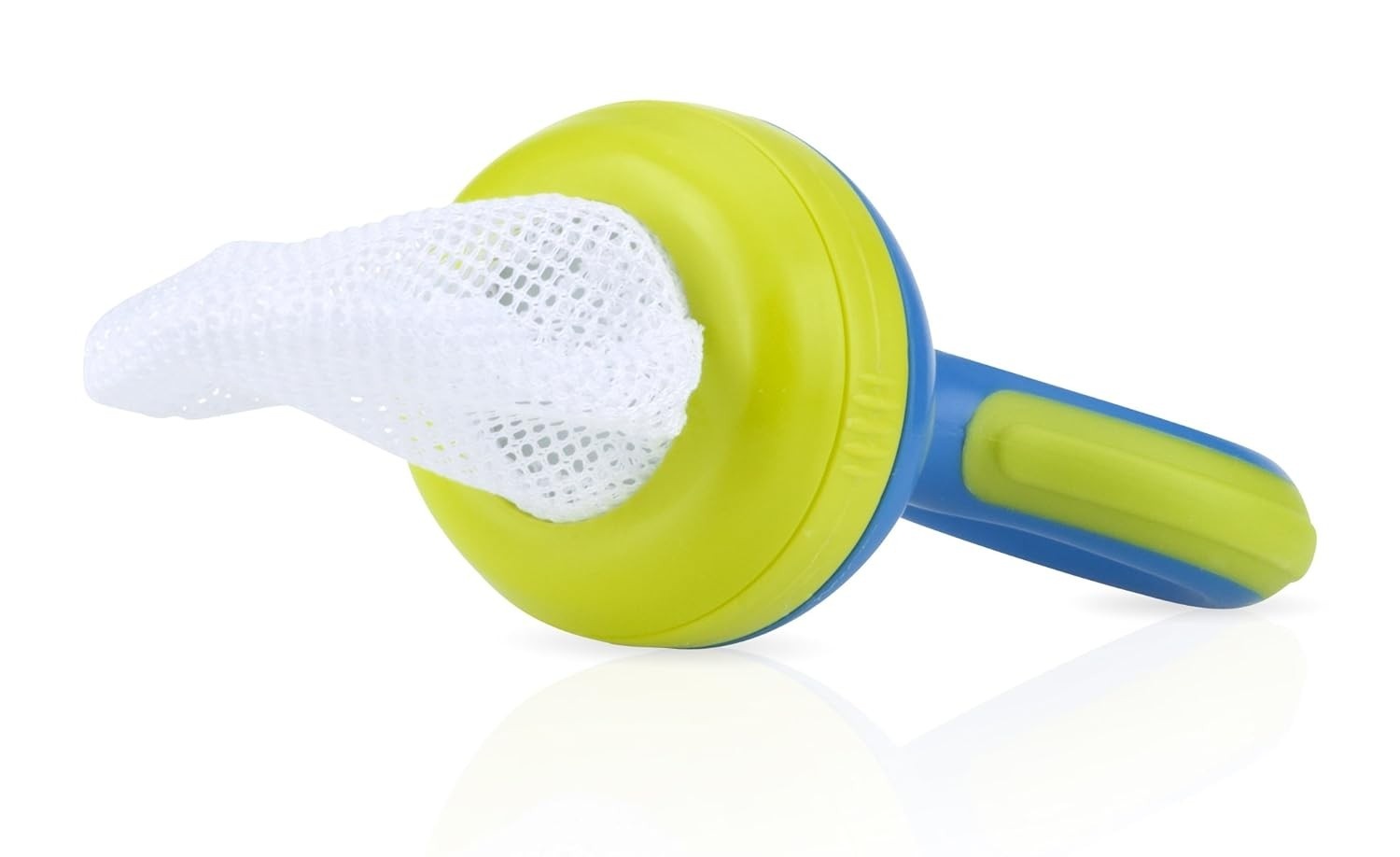 Alimentador Infantil Nûby Azul - Seguro e Prático para Introdução de Alimentos Sólidos