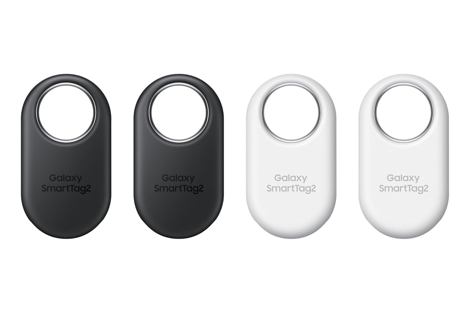 Localizador Samsung Galaxy SmartTag2 4 Pack (Preto/Branco) - Nunca Mais Perca Seus Pertences!