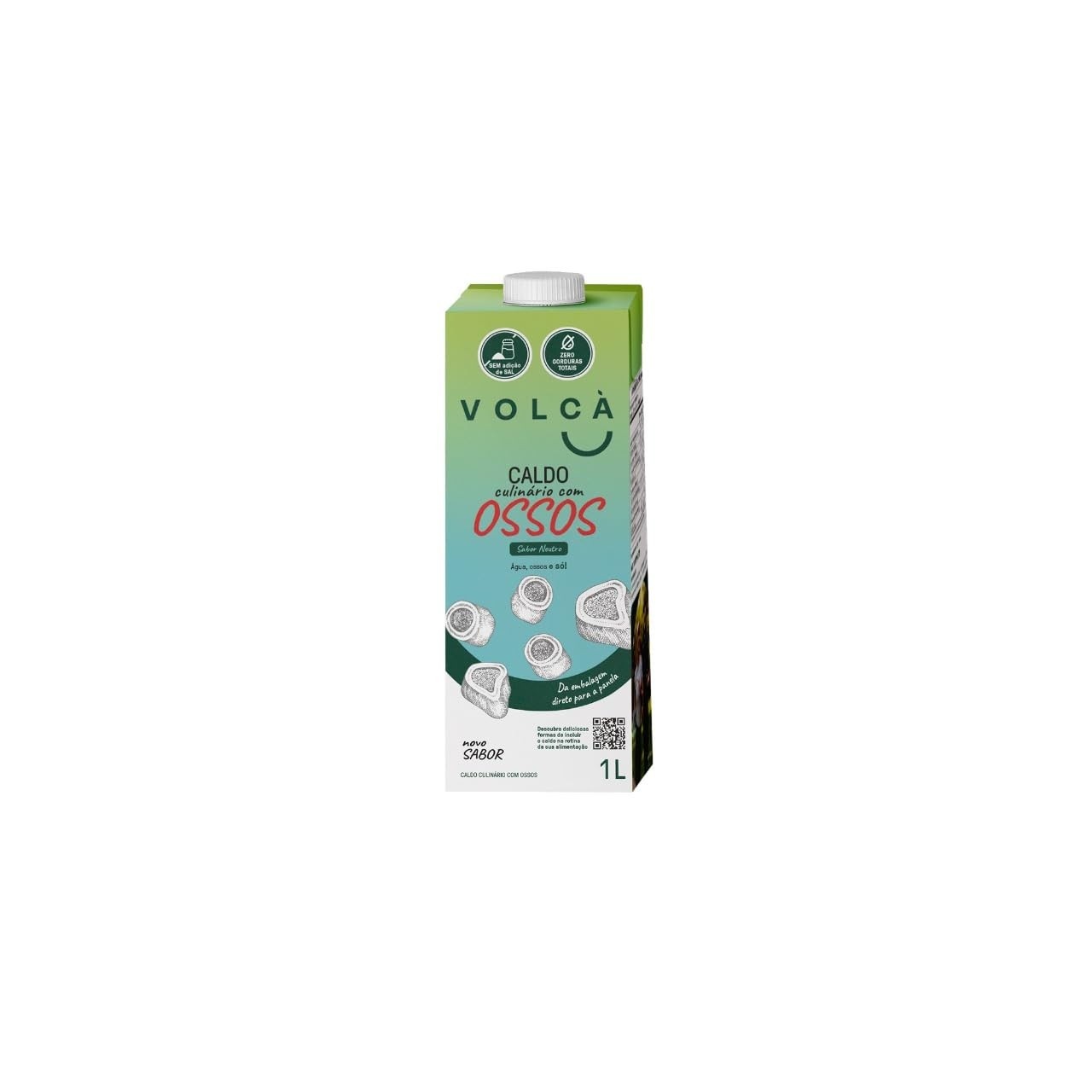 Caldo de Ossos Volcà - 1L | Nutritivo, Natural e Versátil para Refeições Saudáveis