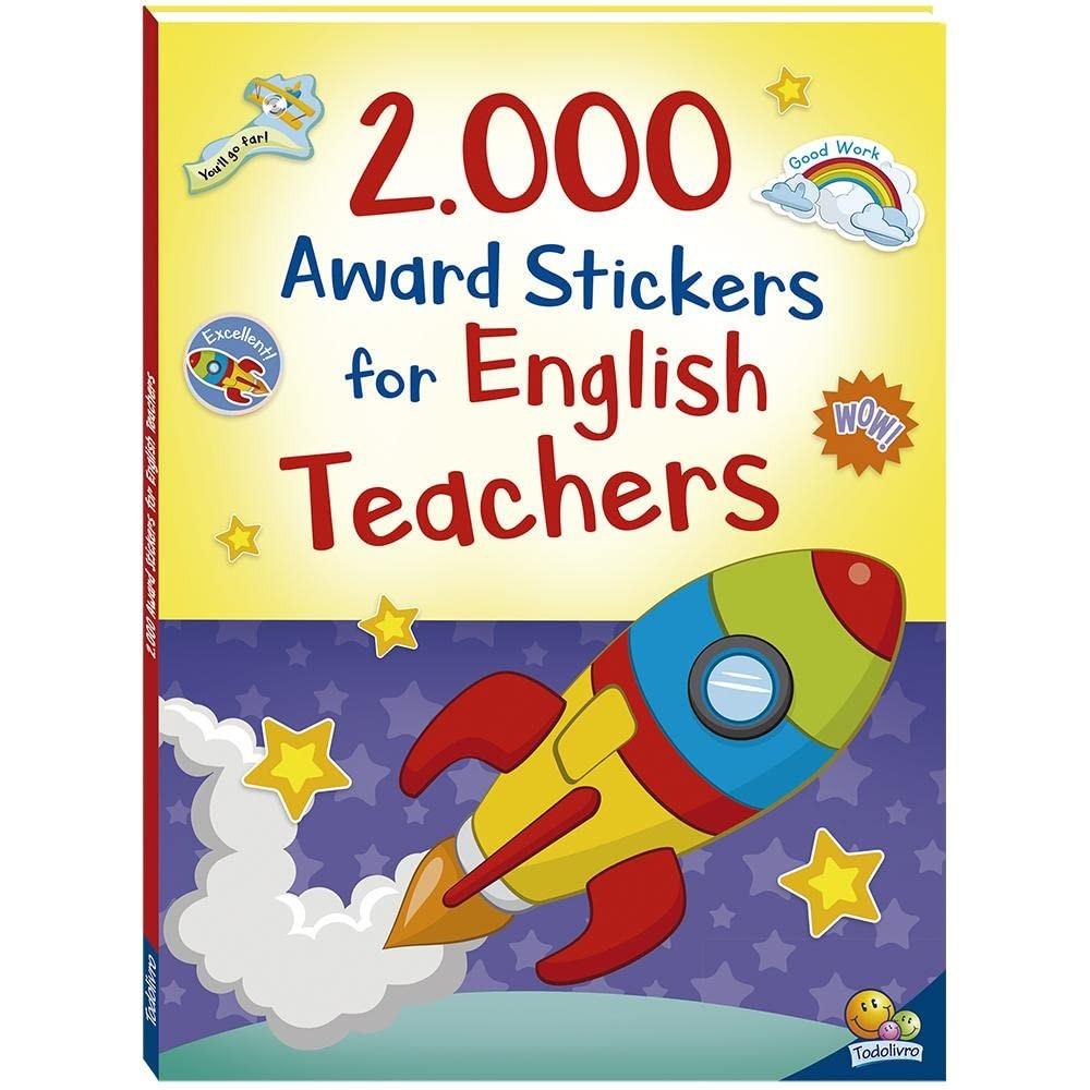 2000 Adesivos Premiados para Professores de Inglês: Incentive o Aprendizado Bilíngue!