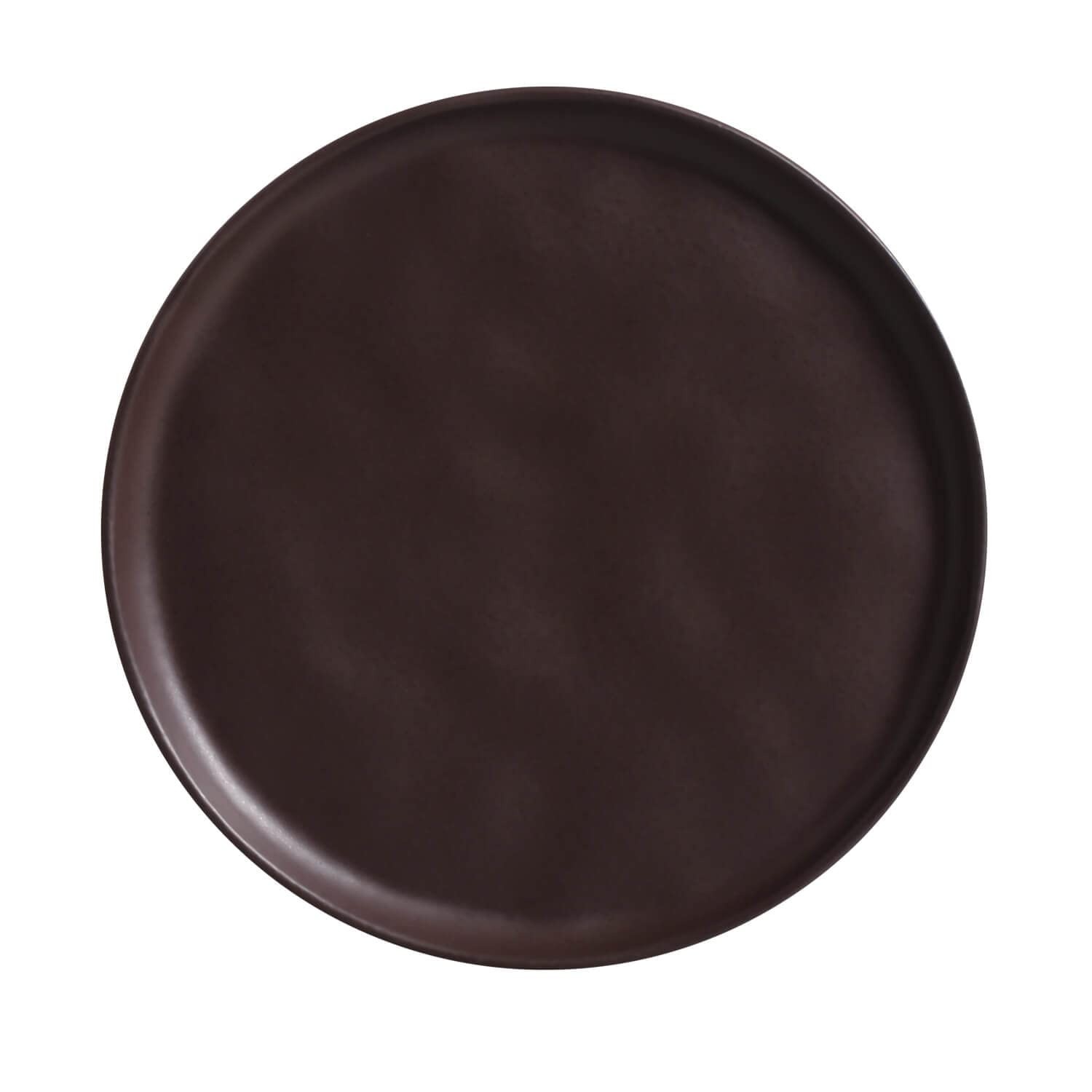 Conjunto com 6 Pratos de Sobremesa Bio Stoneware Oak 21,5cm - Porto Brasil | Design Artesanal e Resistente