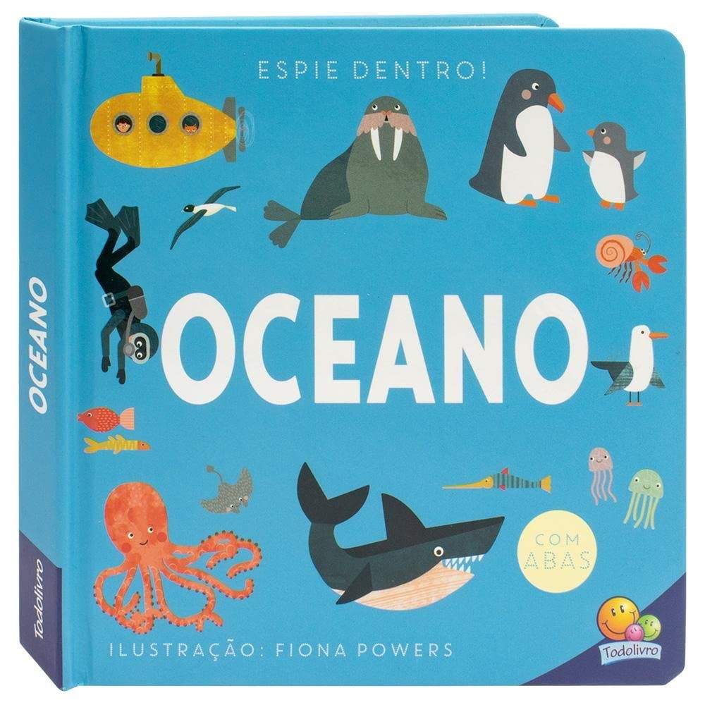 Espie Dentro! Oceano: Livro Interativo para Crianças Descobrirem o Mundo Marinho