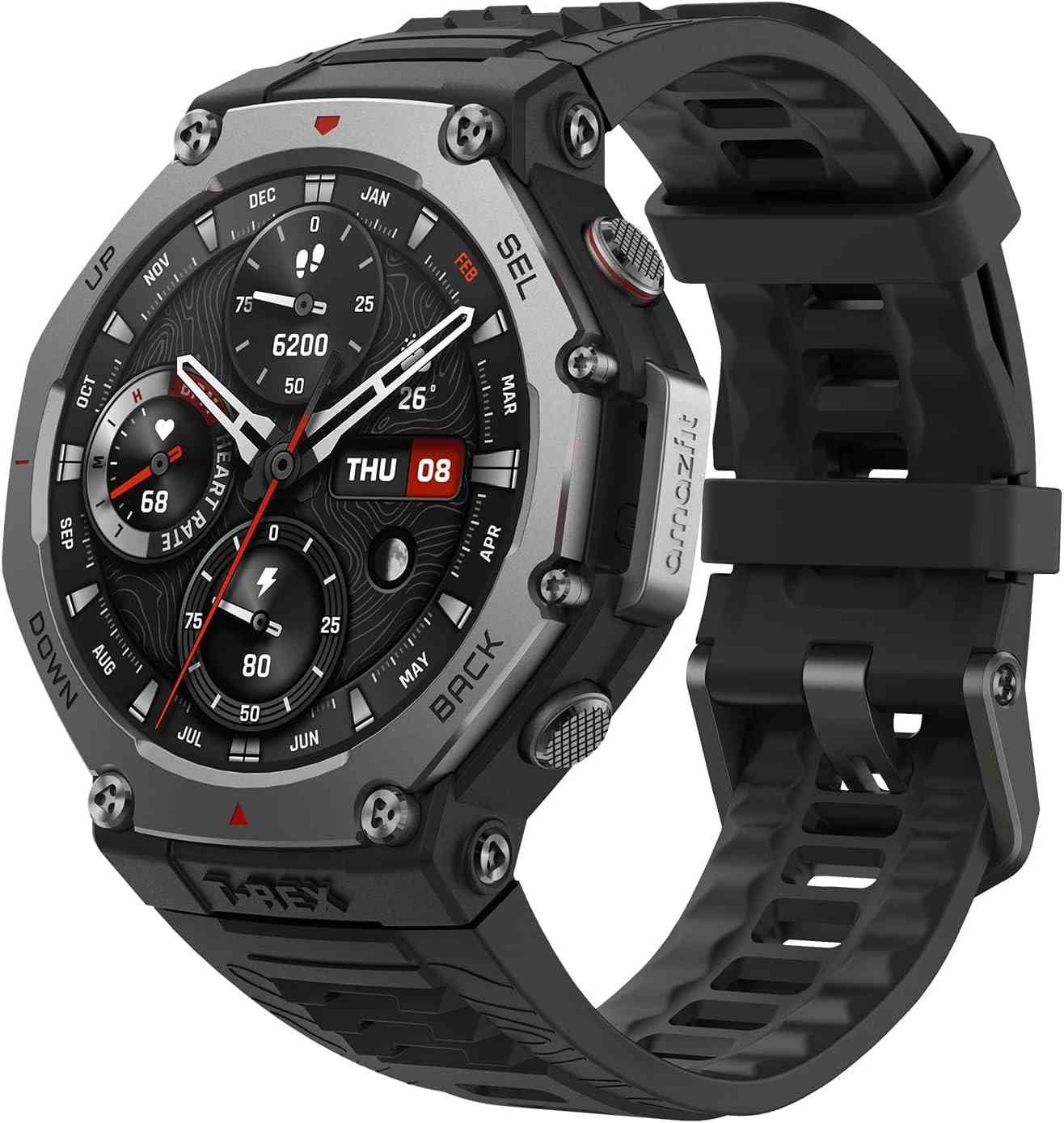 Amazfit T-Rex 3: Relógio Inteligente Robusto para Aventura com GPS, Mapas Offline e Bateria Duradoura