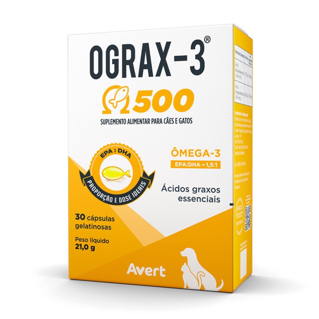 Ograx Ômega 3: Saúde Imunológica e Vitalidade para Pets