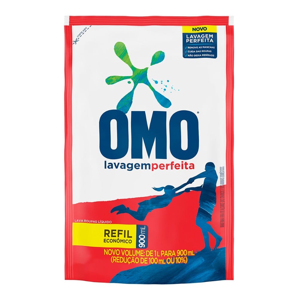 OMO Lavagem Perfeita 900ml: Limpeza Impecável