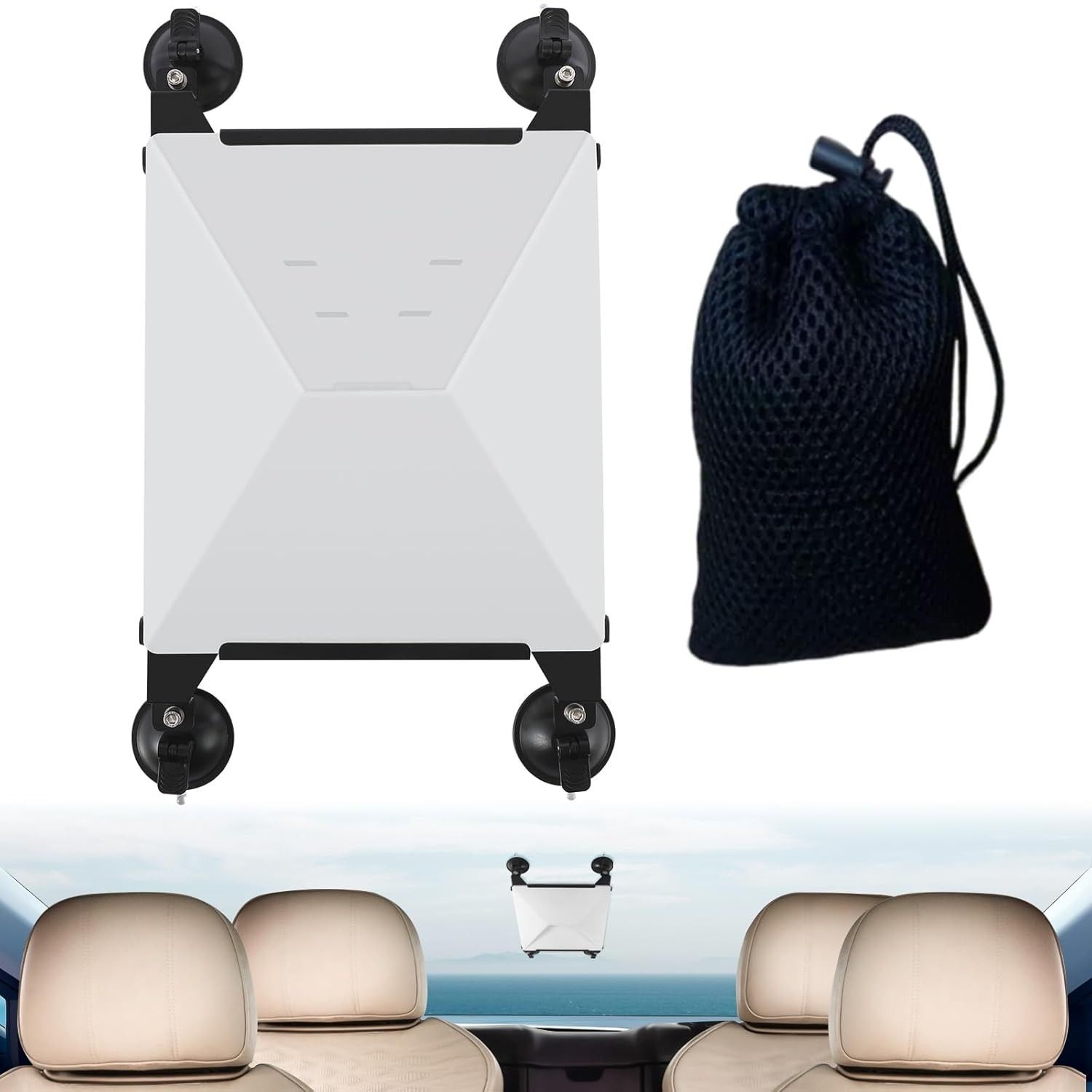 Starlink Mini Suporte Veicular com Ventosa Forte: Conectividade Onde Você Estiver!