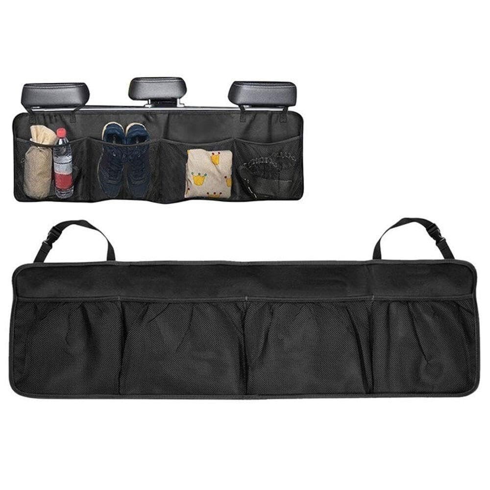 Organizador de Porta-Malas de Carro Universal com 4 Bolsos - Mantenha Tudo em Ordem!