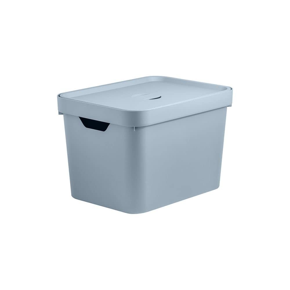 Caixa Organizadora Cube M 18L com Tampa - Organize com Estilo e Praticidade