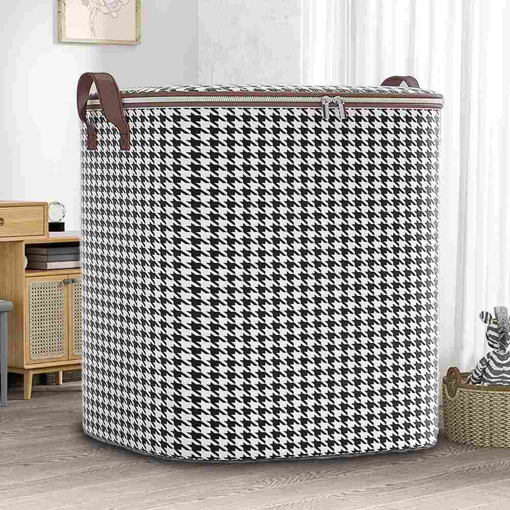 Caixa de Armazenamento 180L com Zíper - Organize seu Espaço com Estilo e Praticidade