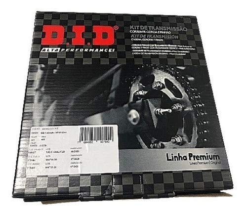 Kit Transmissão DID Yamaha R3/MT-03 14D/43D + Corrente 520H com Retentor Original