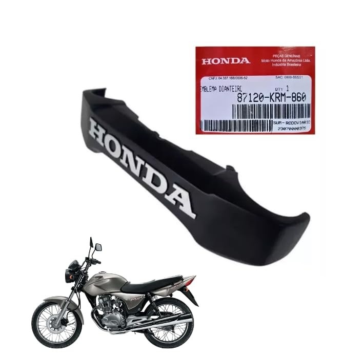 Emblema Honda Original Dianteiro CG 150 (2010-2013) e Fan 125 (2005-2013)