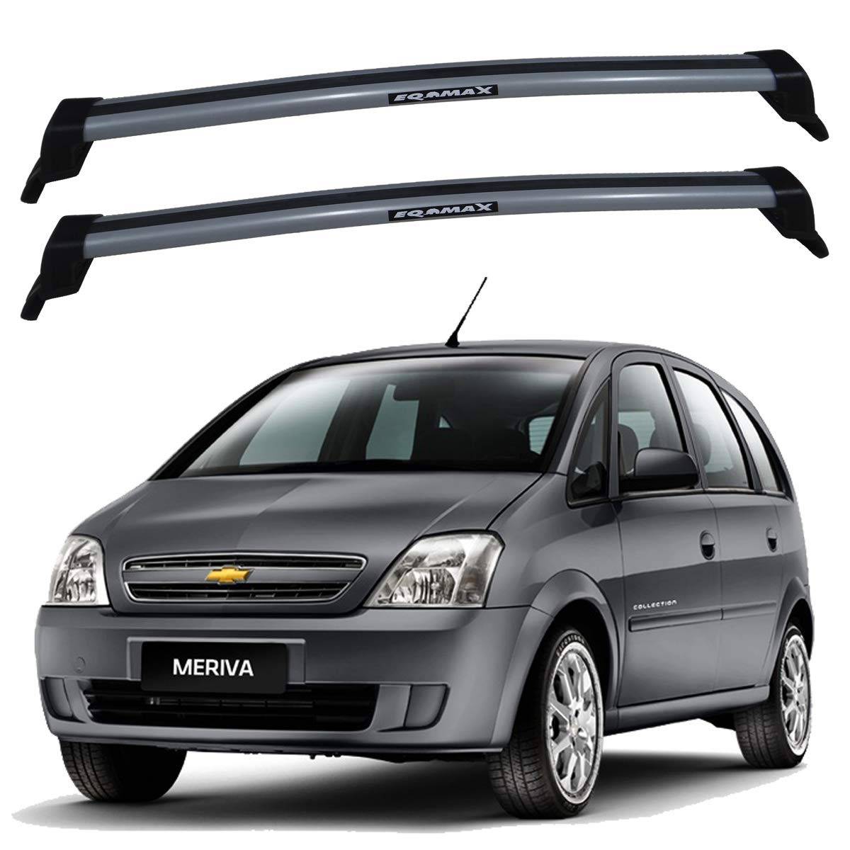 Rack de Teto Eqmax New Wave Cinza para Meriva (2003-2012) - Design Original e Qualidade Superior