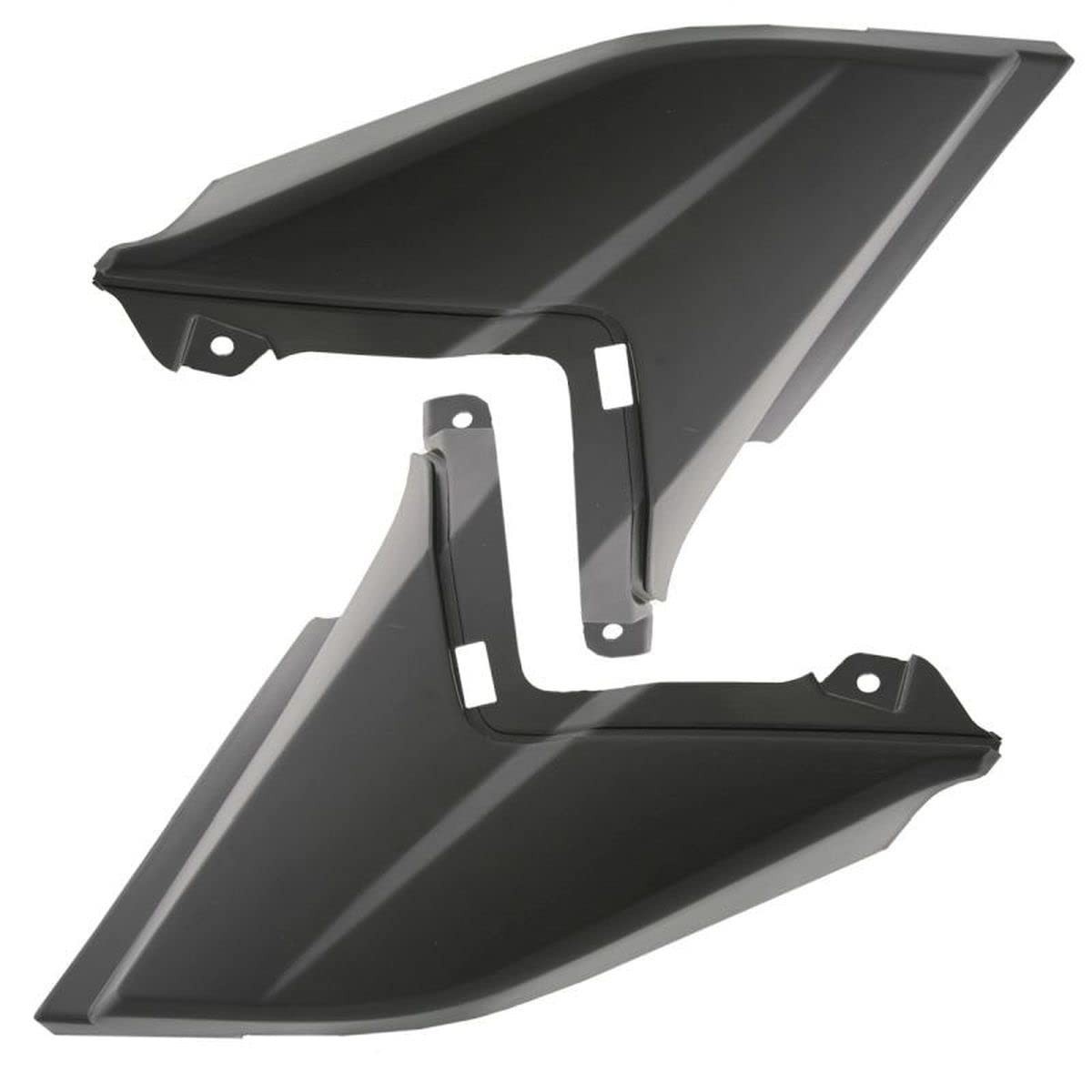 Kit Tampa Lateral Pro Tork Titan 150 2014 (Par) Preto Injetado - Qualidade Original