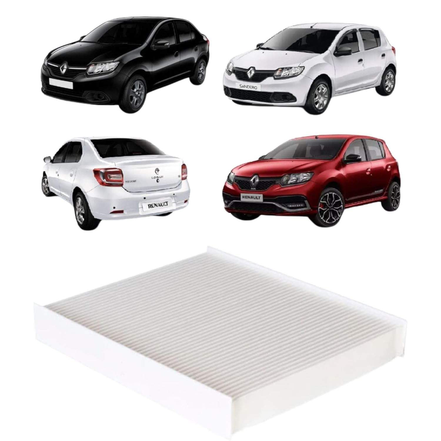 Filtro de Cabine Aromatizado para Logan, Sandero, Kicks, Captur, Oroch e Frontier (2014-2017) - Ar Puro e Perfumado!