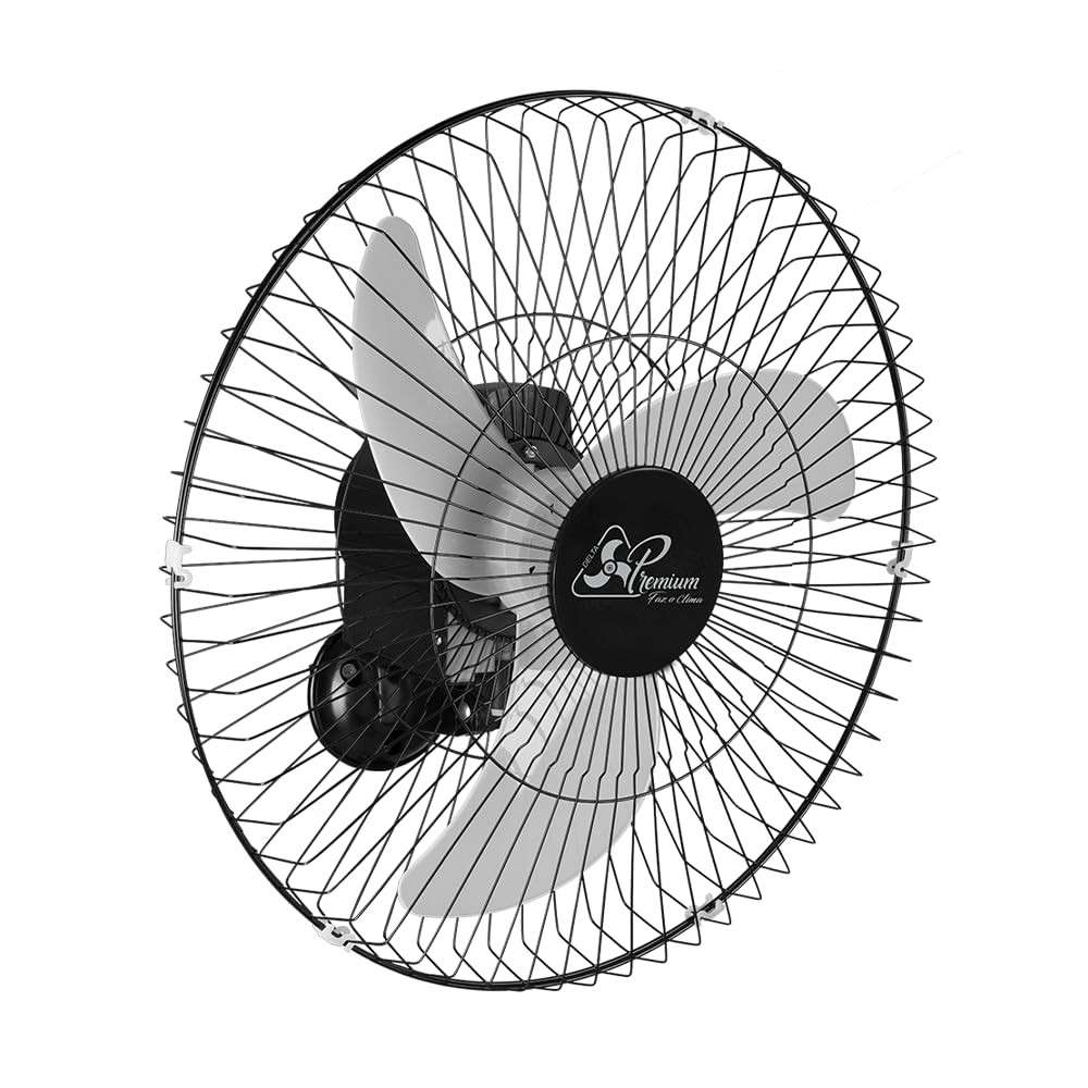 Ventilador Oscilante de Parede Premium 60cm Venti-Delta Bivolt | Silencioso e Econômico