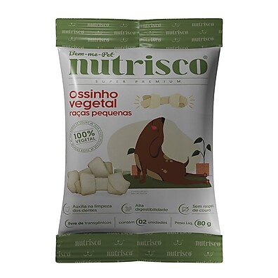 Osso Vegetal Nutrisco 80g: Saúde e Diversão para seu Pet