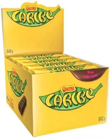 Pack Chocolate GAROTO Caribe com 30 unidades de 28g cada