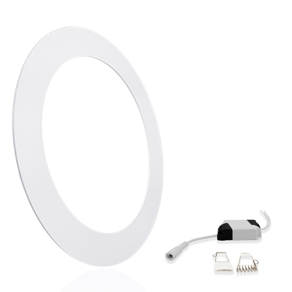 Painel LED Embutir 12W Redondo 4000K: Iluminação Moderna e Eficiente