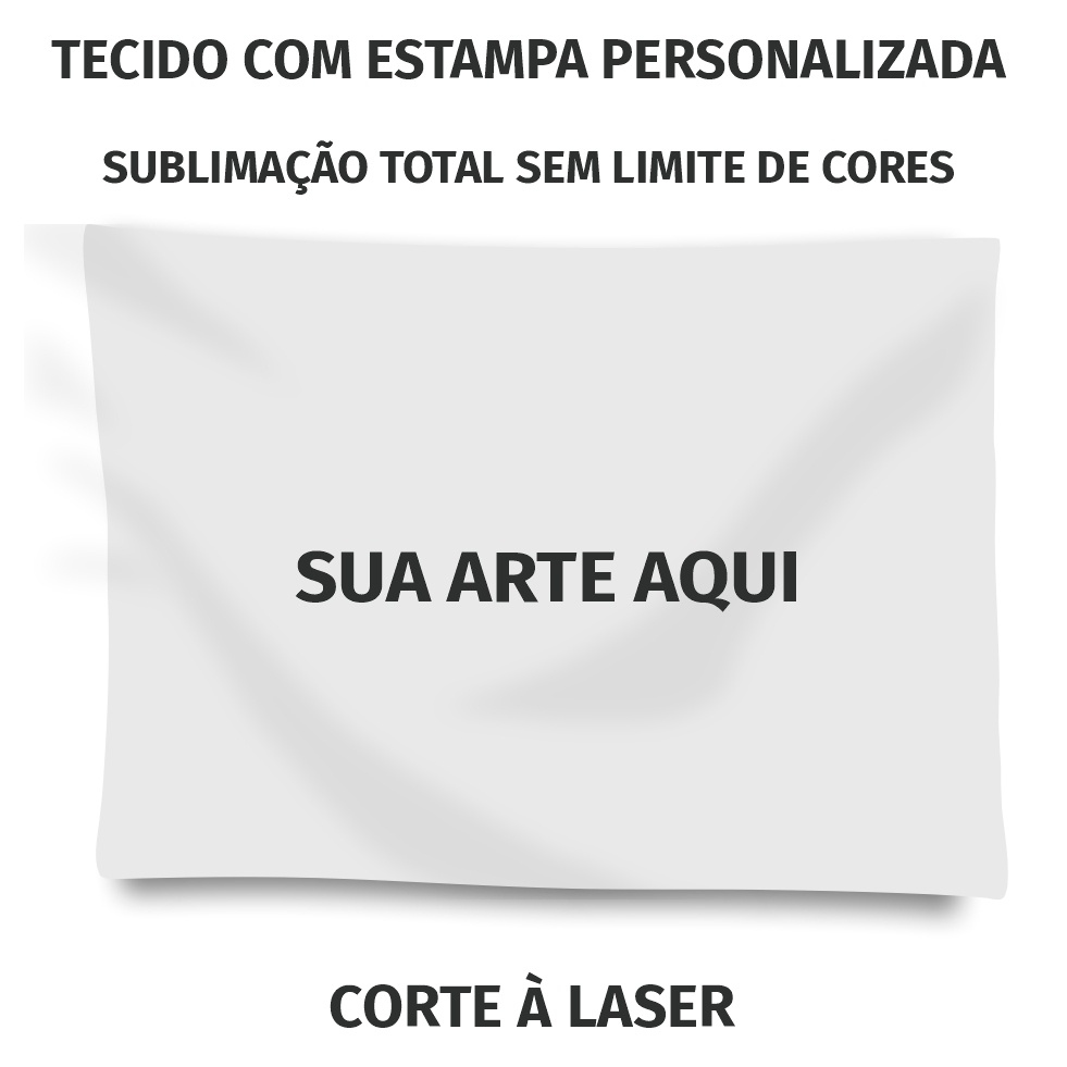 Painel Sublimado Oxford: Seu Design em 145cm com Corte a Laser!