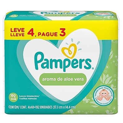 Pampers Aloe Vera: Limpeza Suave e Aroma Relaxante