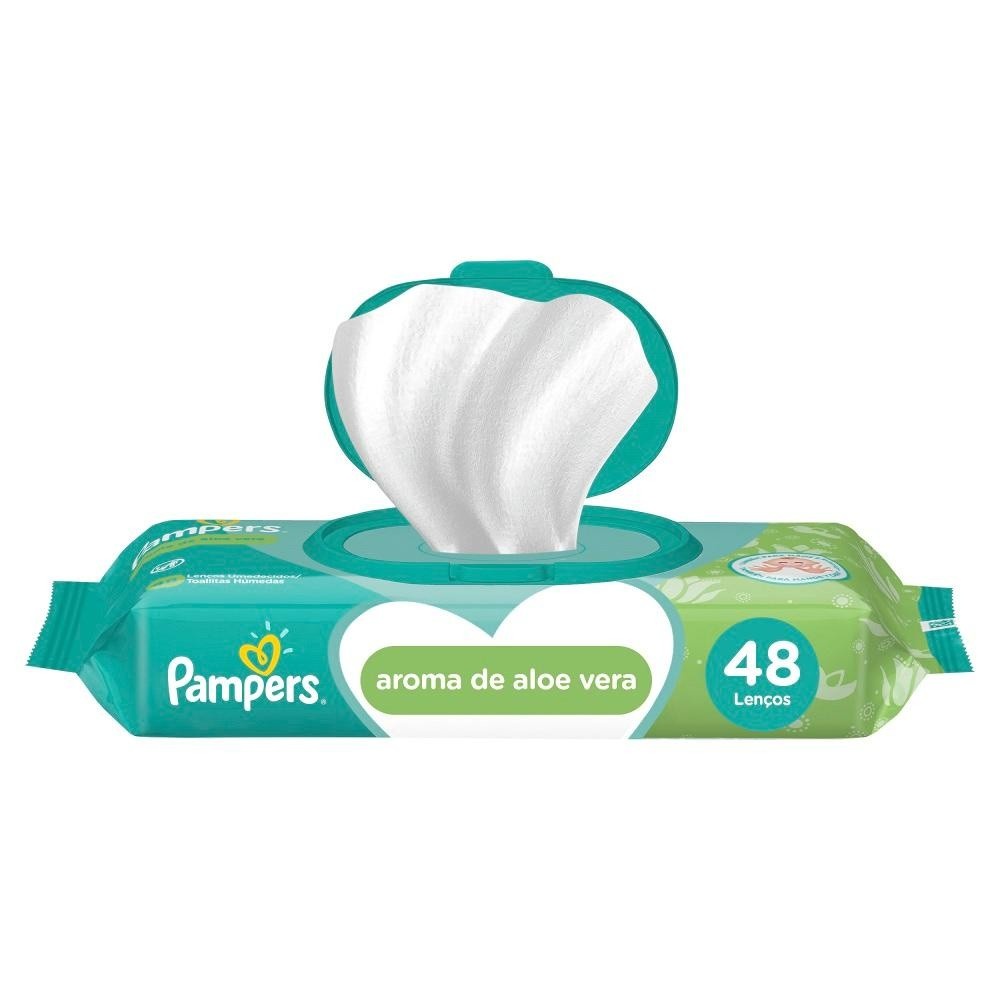 Pampers Aloe Vera: Limpeza Suave e Refrescante