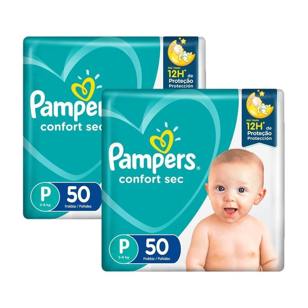 Pampers Confort Sec P: 100 Fraldas para Noites Secas!