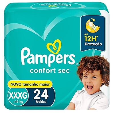 Pampers Confort Sec XXXG: Noites Secas e Confortáveis