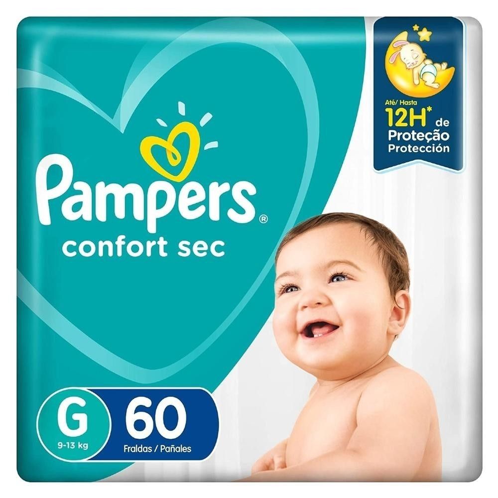 Pampers Confort Super Sec G: Noites Secas e Bumbum Feliz!