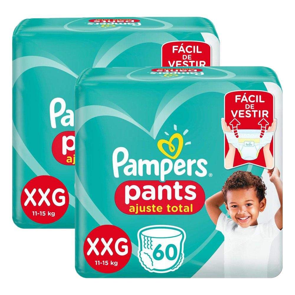 Pampers Pants XXG: 120 Fraldas para Noites Secas!