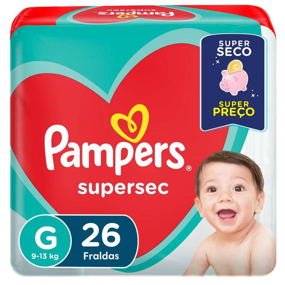 Pampers Supersec G: Noite Seca e Conforto!