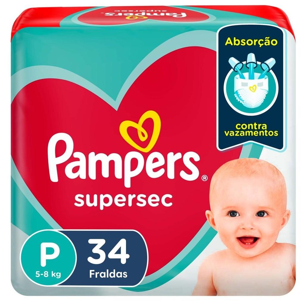 Pampers Supersec P: Noite Seca e Conforto!