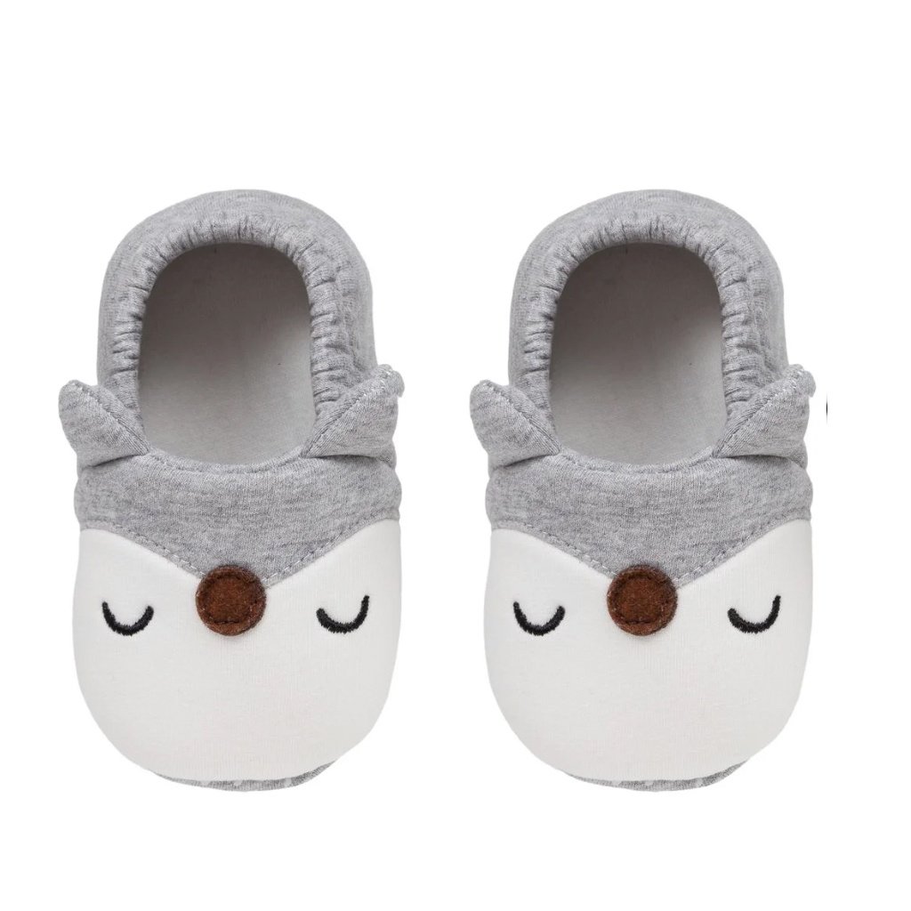 Pantufa Bebê Raposa Buba: Conforto Antiderrapante!
