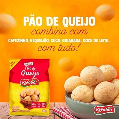 KiSabor Mistura Para Pão De Queijo Kisabor 250 Gramas
