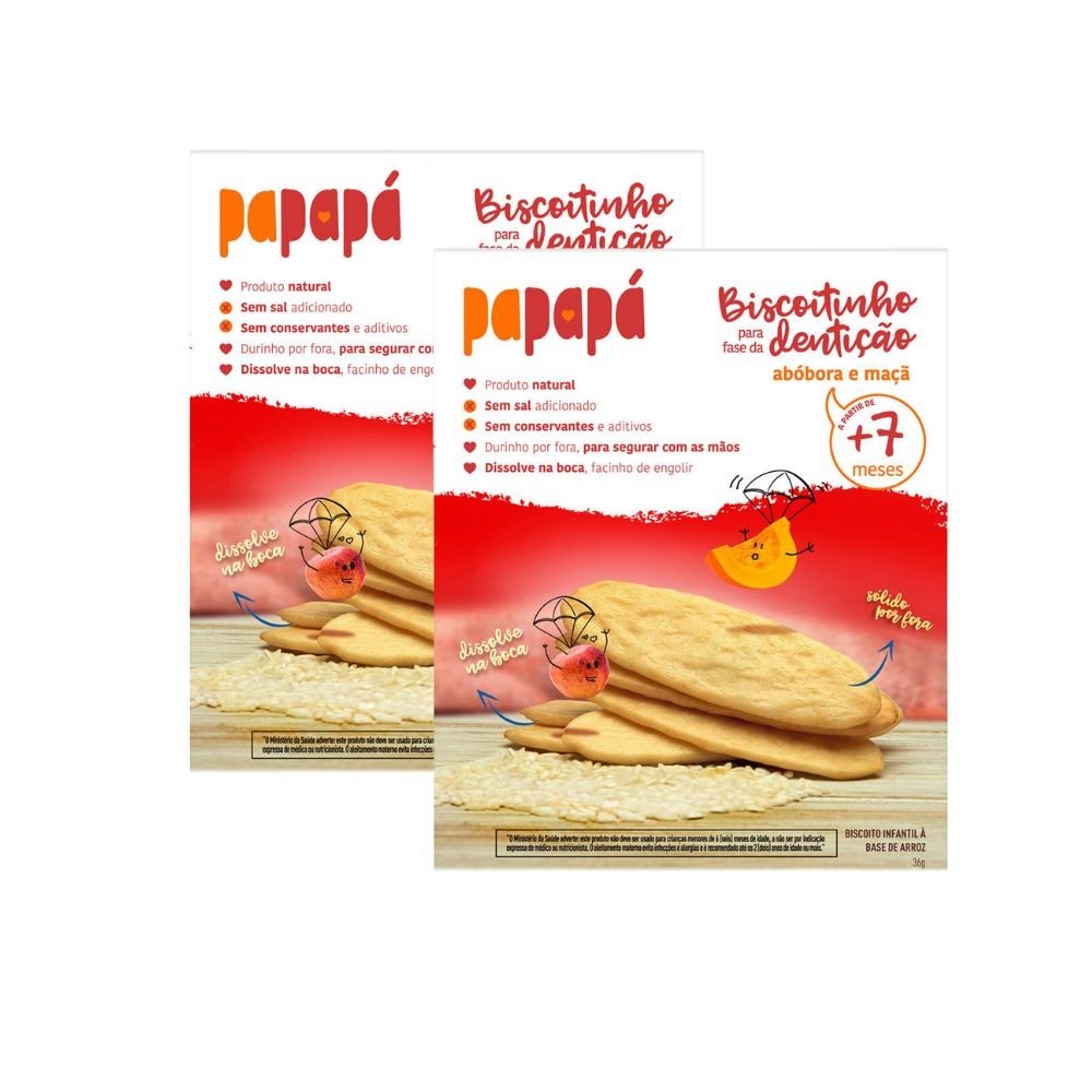 Papapá Biscoitinho Dentição: Alívio Gostoso!
