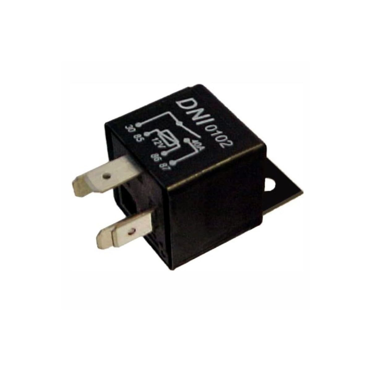 Relé Auxiliar Reversor DNI 0102 12V 4 Terminais - Essencial para VW, Audi, Fiat, Toyota e Iveco
