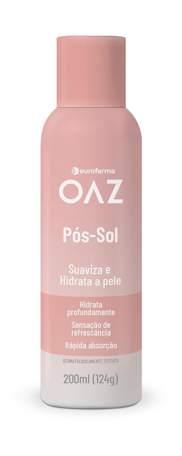OAZ Pós Sol Aerosol 200ml: Alívio Refrescante e Hidratação Profunda para Sua Pele