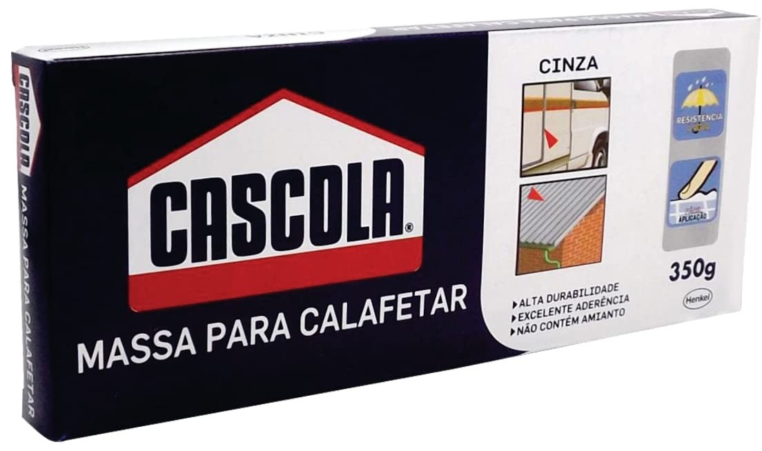 Cascola Massa para Calafetar Cinza 350g: Vedação Perfeita e Duradoura